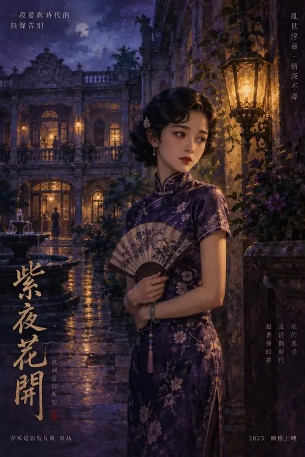 橙果短剧网站《民国烟云录》封面海报，谍战情感，72 集