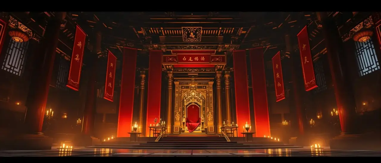 橙果短剧网站《夺嫡》首屏推荐画面，九子夺嫡风云再起，最不被看好的他笑到最后。